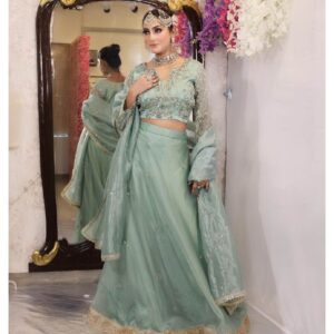 Sea Green Lehenga Set