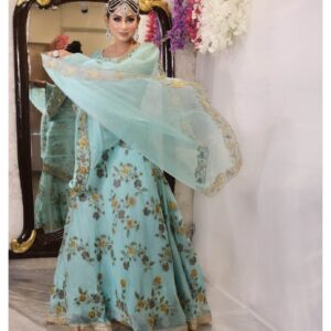 Blue Lehenga Set